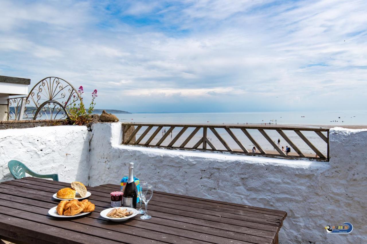 Kilmore - Beach Front House, Direct Beach Access, Spectacular Sea Views Saundersfoot Exterior foto